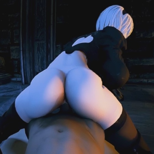 2B is yours for the taking VR Porn Video